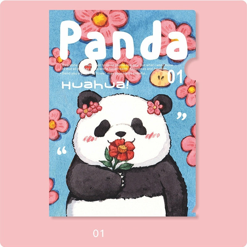Creative Cute Panda Garden Series Folder