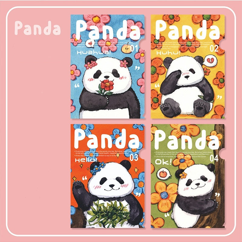 Creative Cute Panda Garden Series Folder