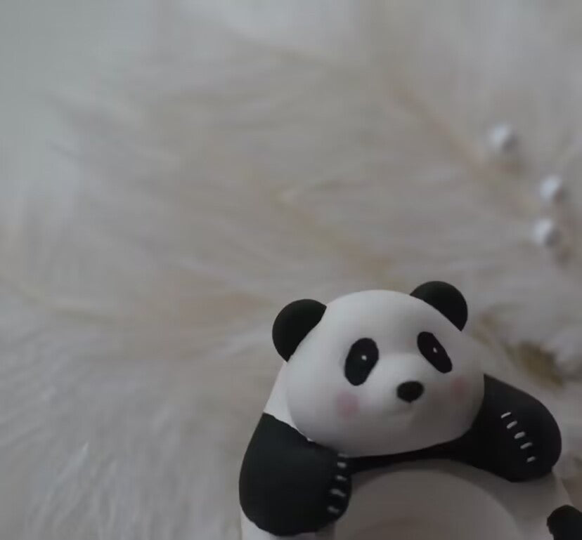 Panda Kerzenhalter