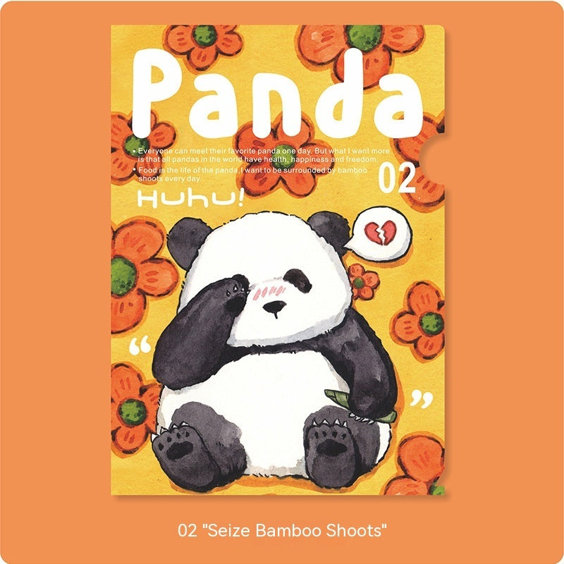 Creative Cute Panda Garden Series Folder