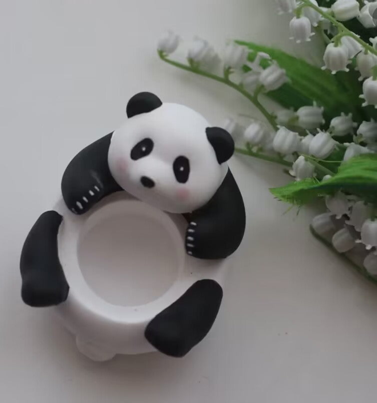 Panda Kerzenhalter