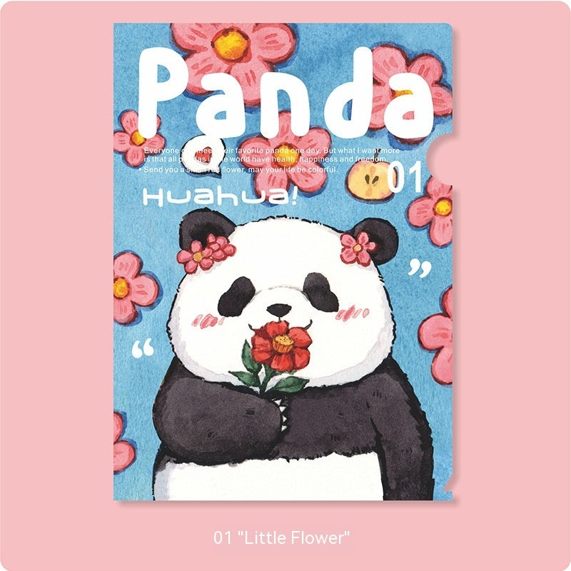 Creative Cute Panda Garden Series Folder