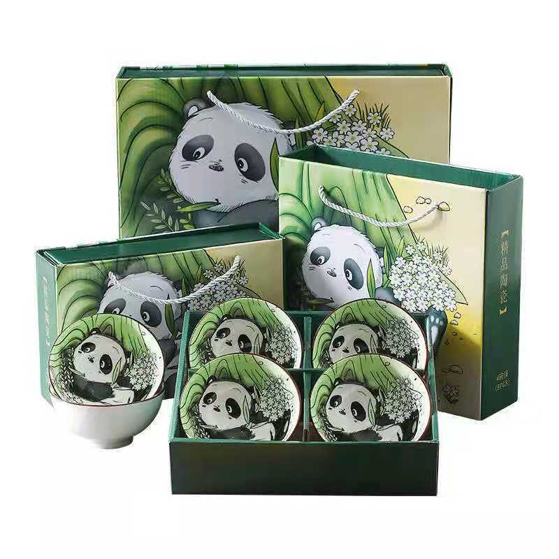 Panda Schüssel Set