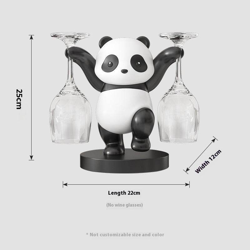 Panda Weinhalter kombinierbar mit Licht