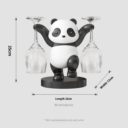 Panda Weinhalter kombinierbar mit Licht