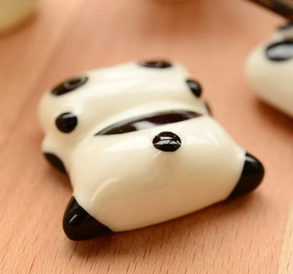 Panda Essstäbchenhalter aus Keramik