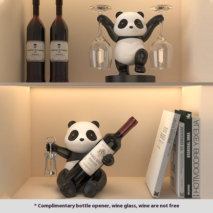 Panda Weinhalter kombinierbar mit Licht