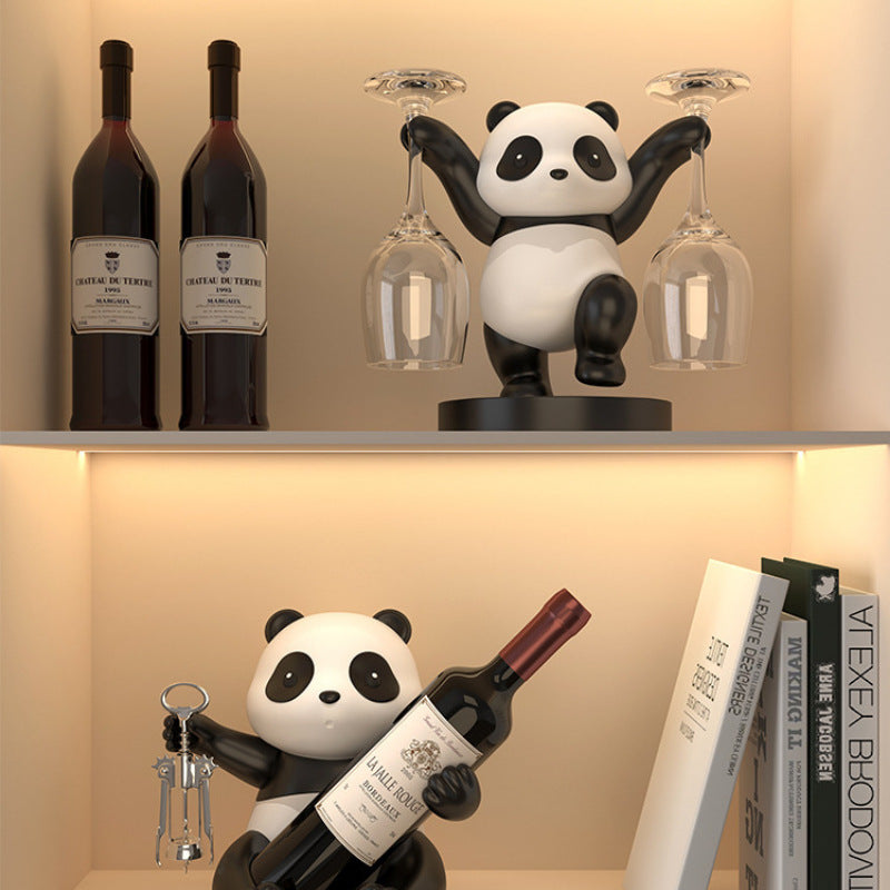 Panda Weinhalter kombinierbar mit Licht