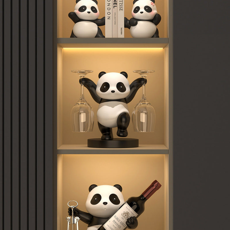 Panda Weinhalter kombinierbar mit Licht