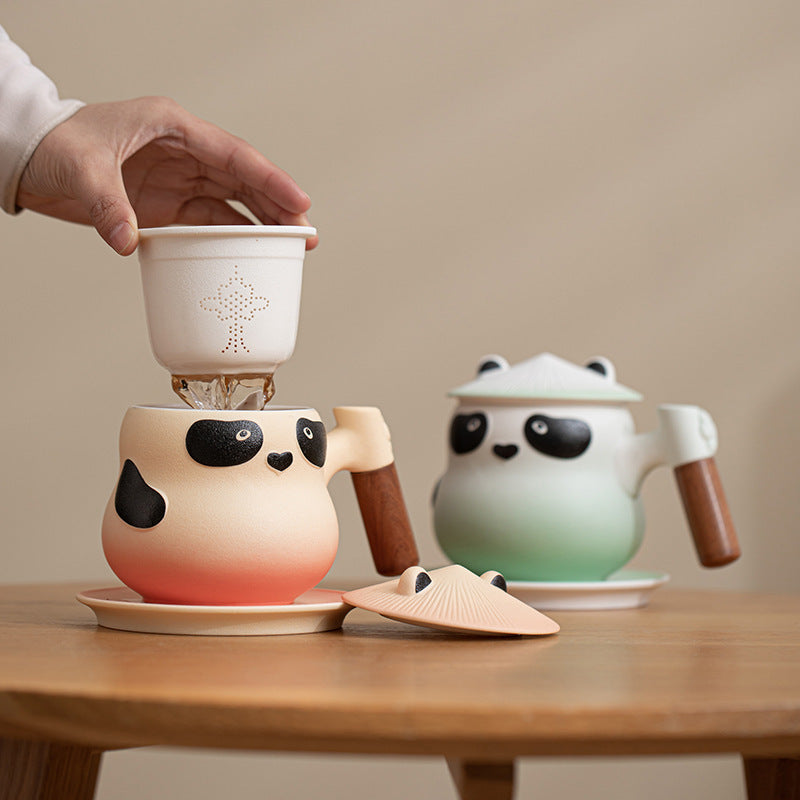 Panda Keramik Wassertasse (400 ml)