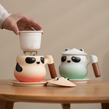 Panda Keramik Wassertasse (400 ml)