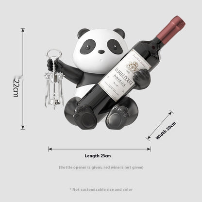 Panda Weinhalter kombinierbar mit Licht