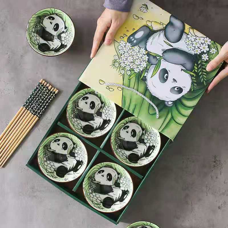 Panda Schüssel Set