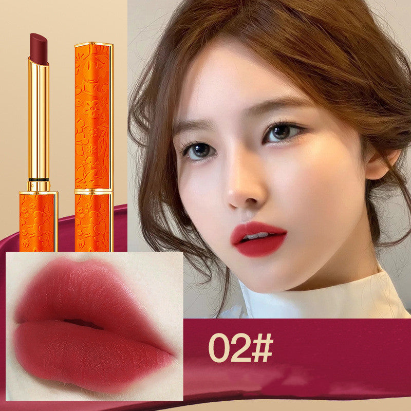Matter Lippenstift in Orange als 4er Set oder Einzelnd